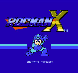 Rocman X Title Screen